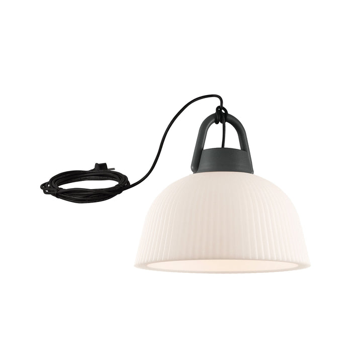 Mantra M6216 Kinke Dome Portable Pendant 37cm Round Anthracite