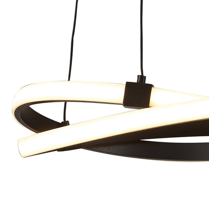 Mantra M5394 Infinity Pendant LED Brown Oxide White Acrylic