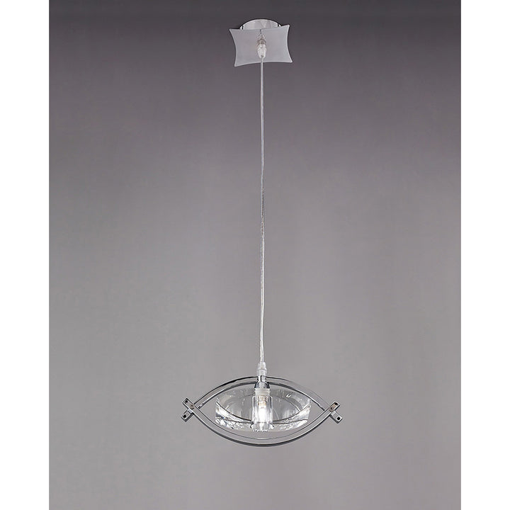 Mantra M0899 Kromo Pendant 1 Light Polished Chrome