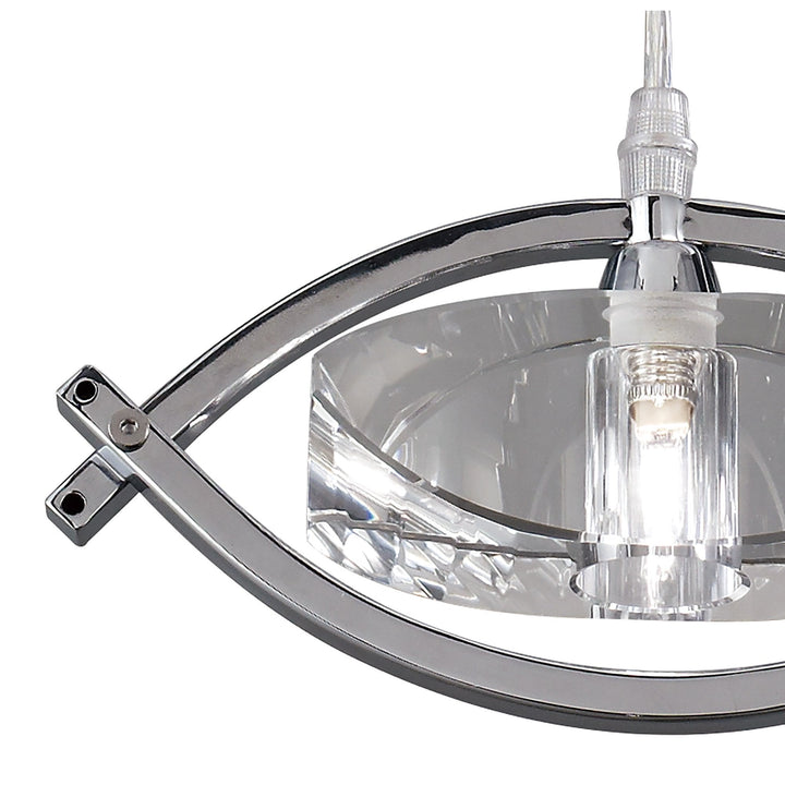 Mantra M0899 Kromo Pendant 1 Light Polished Chrome