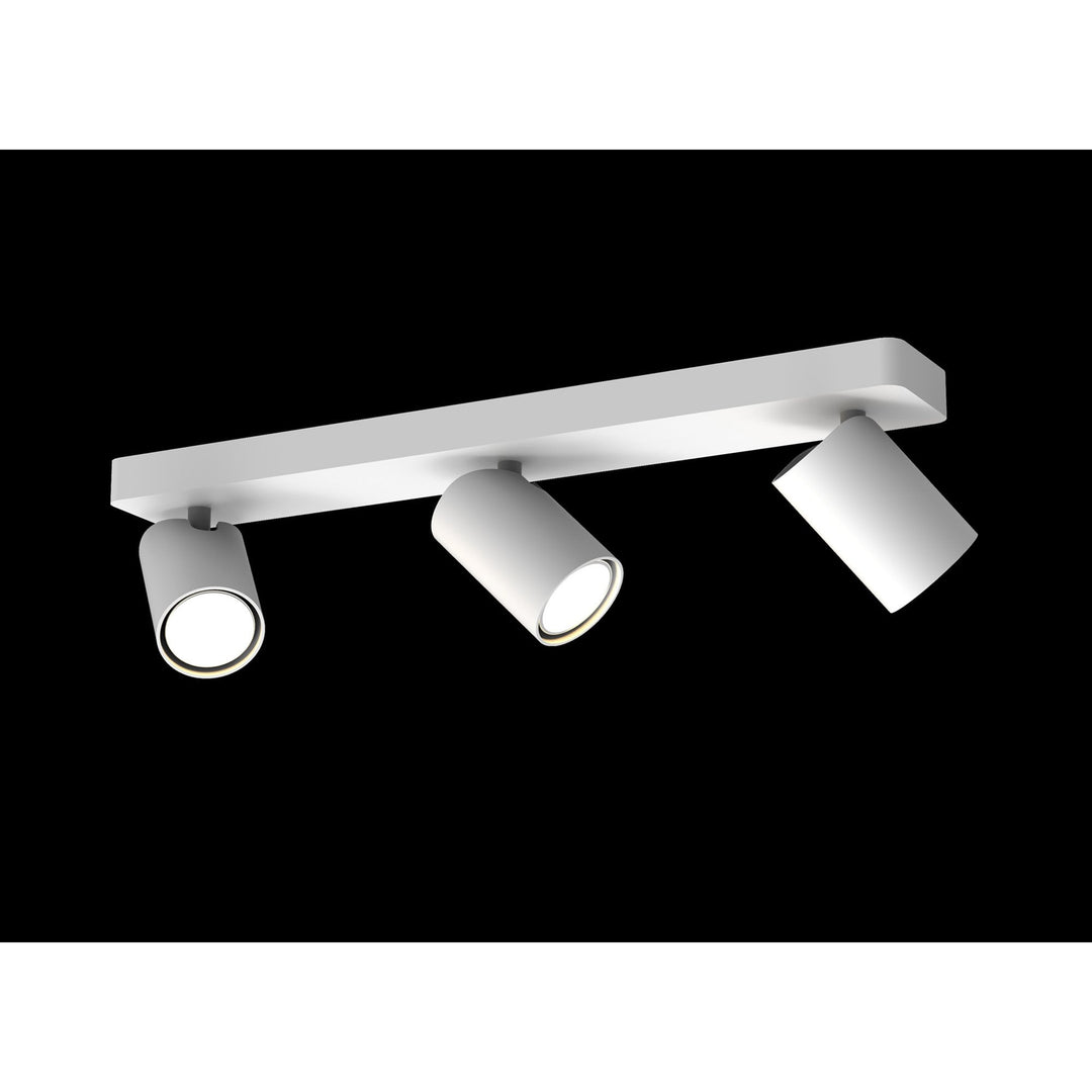 Mantra M6281 Sal Linear 3 Light Spotlight GU10 Matt White