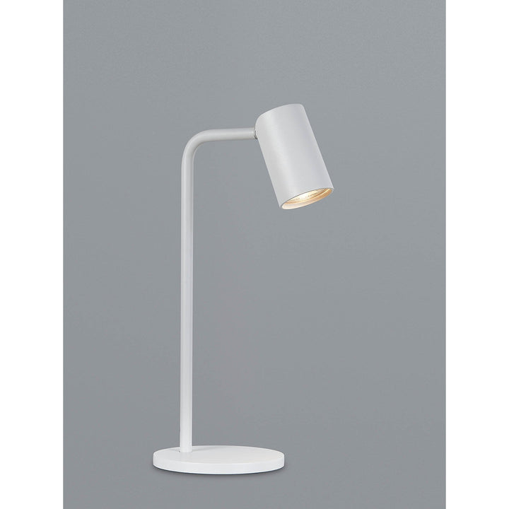 Mantra M7520 Sal Small Table Lamp Inline Switch 1 Light GU10 Sand White