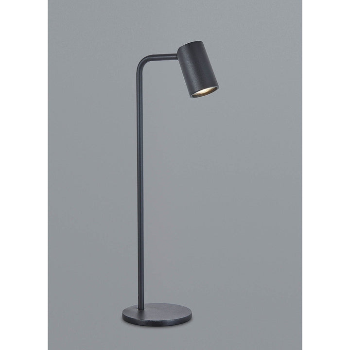 Mantra M7516 Sal Tall Table Lamp Inline Switch 1 Light GU10 Sand Black