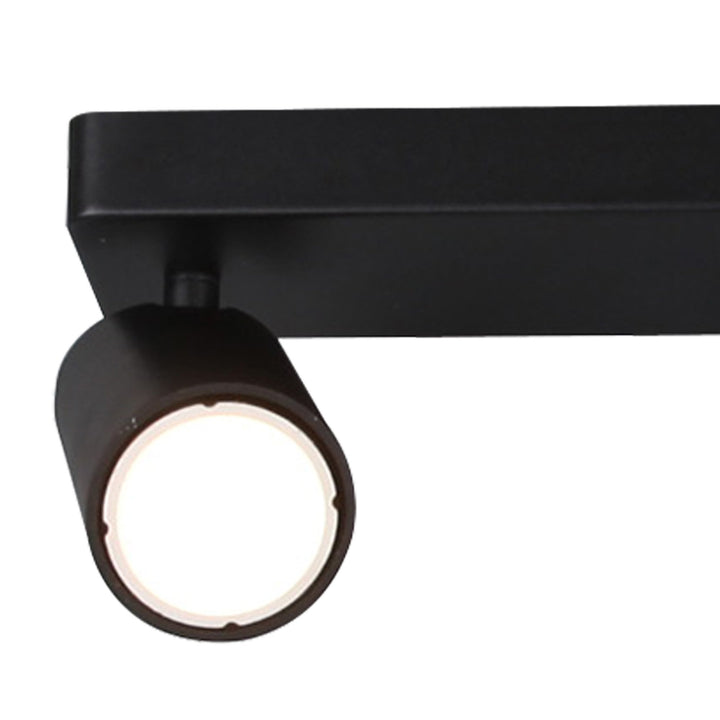 Mantra M6712 Sal Linear 2 Light Spotlight GU10 Matt Black