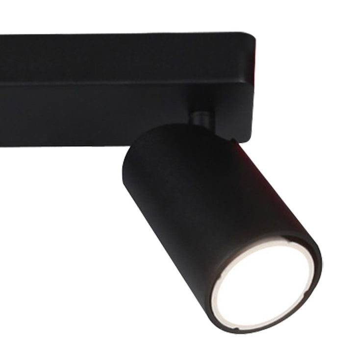 Mantra M6712 Sal Linear 2 Light Spotlight GU10 Matt Black