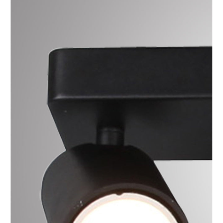 Mantra M6712 Sal Linear 2 Light Spotlight GU10 Matt Black