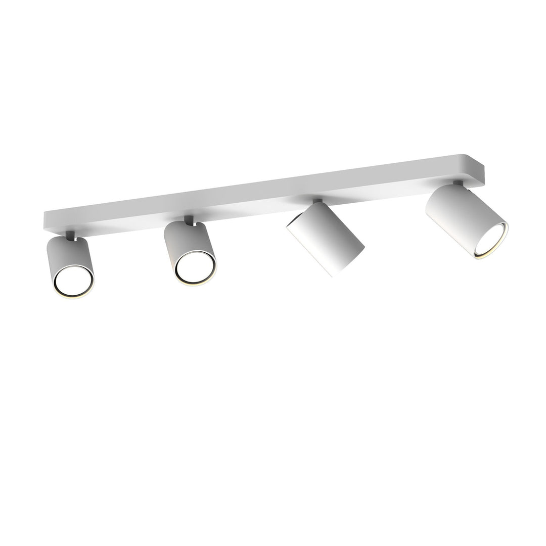 Mantra M6280 Sal Linear 4 Light Spotlight GU10 Matt White