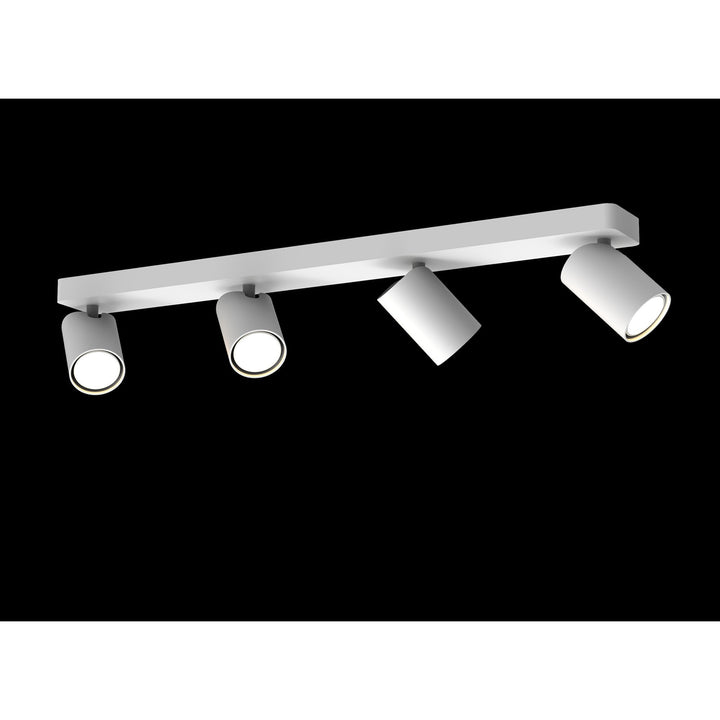 Mantra M6280 Sal Linear 4 Light Spotlight GU10 Matt White