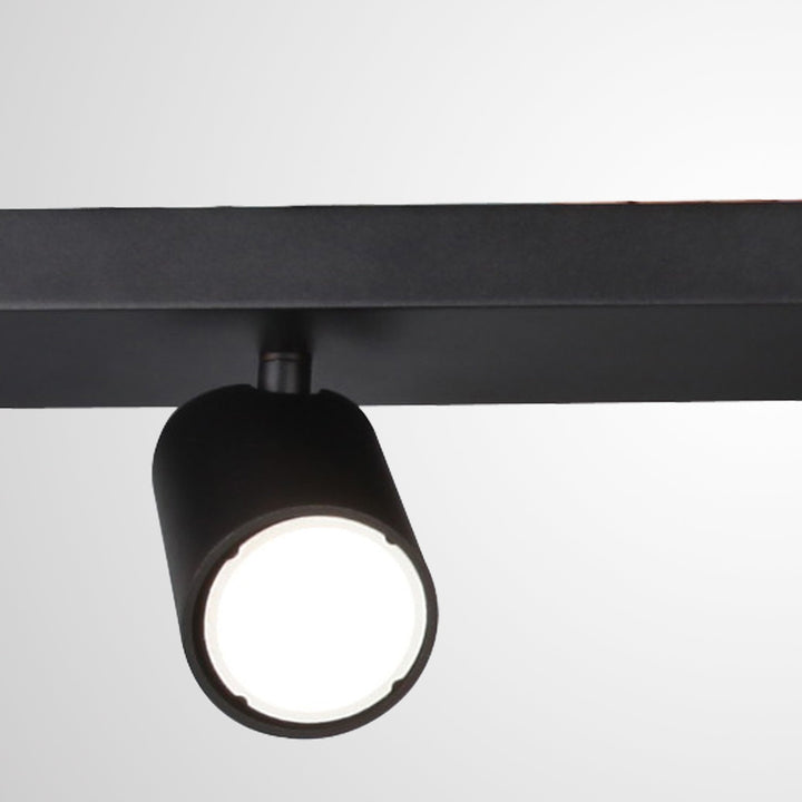 Mantra M6710 Sal Linear 4 Light Spotlight GU10 Matt Black