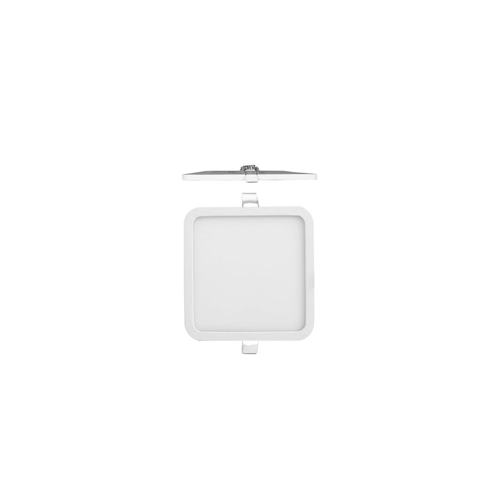 Mantra MC0194 Saona 9cm Square Recessed Ultra Slim Downlight 6W LED Matt White