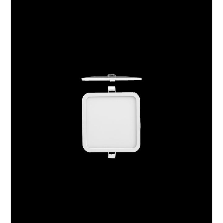 Mantra MC0194 Saona 9cm Square Recessed Ultra Slim Downlight 6W LED Matt White