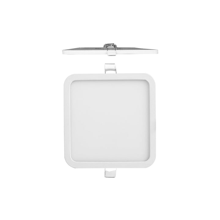 Mantra MC0196 Saona 17.5cm Square Recessed Ultra Slim Downlight 18W LED Matt White