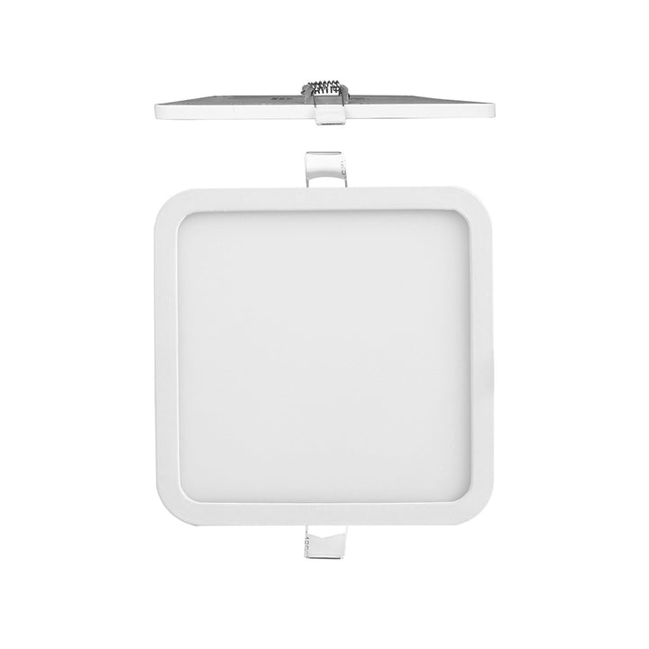 Mantra MC0197 Saona 22.5cm Square Recessed Ultra Slim Downlight 24W LED Matt White