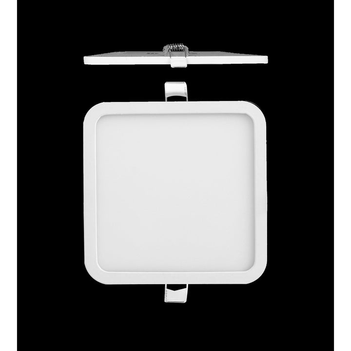 Mantra MC0197 Saona 22.5cm Square Recessed Ultra Slim Downlight 24W LED Matt White