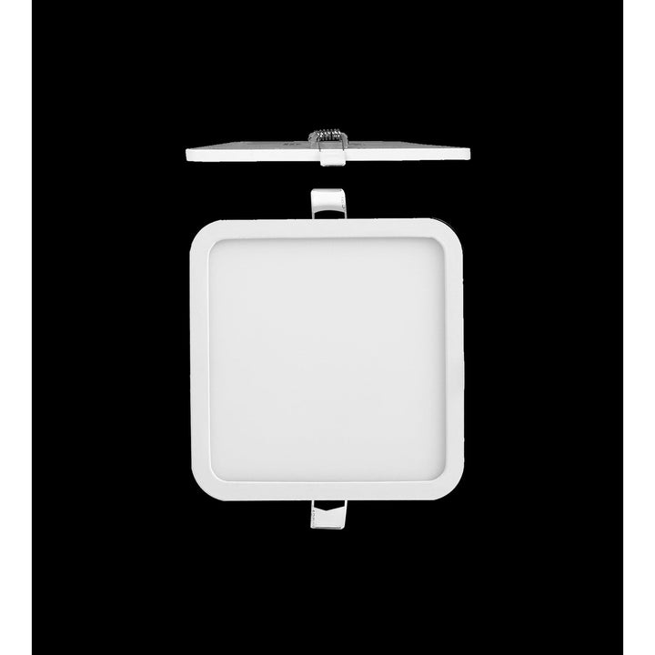 Mantra MC0192 Saona 17.5cm Square Recessed Ultra Slim Downlight 18W LED Matt White