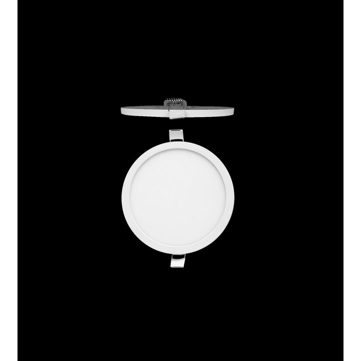 Mantra MC0184 Saona 9cm Round LED Recessed Ultra Slim Downlight 6W Matt White/Frosted Acrylic