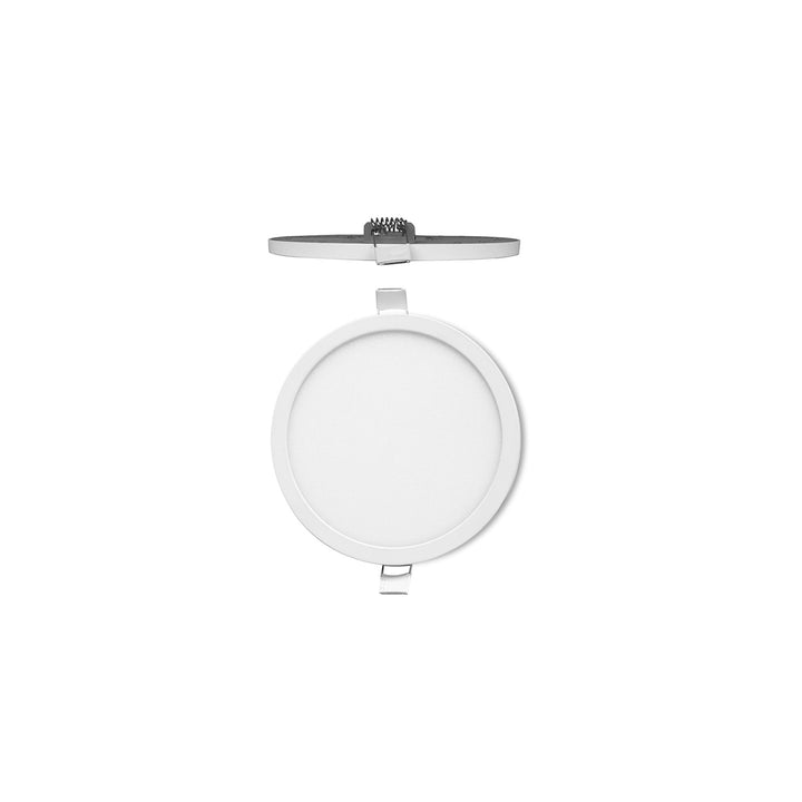 Mantra MC0180 Saona 9cm Round LED Recessed Ultra Slim Downlight 6W Matt White/Frosted Acrylic