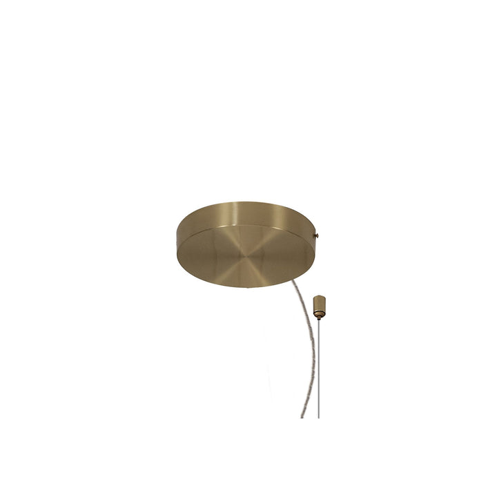 Mantra M7357 Shell 14 Light Pendant Round 60W LED Gold