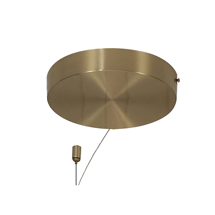 Mantra M7260 Shell 12 Light Pendant Round 50W LED Gold