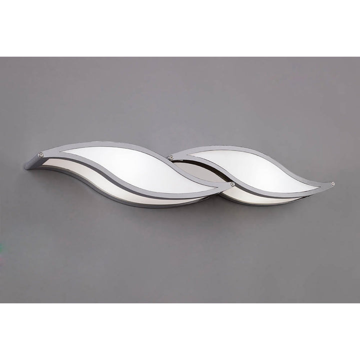 Mantra M8673/1 Sintesys Wall Lamp GU10 2 Light Small Polished Chrome