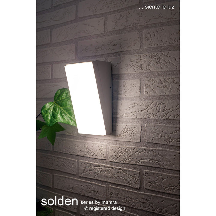 Mantra M7071 Solden Outdoor Horizontal Wall Lamp 9W LED White
