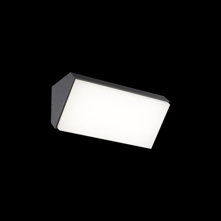 Mantra M7070 Solden Outdoor Horizontal Wall Lamp 9W LED Dark Grey