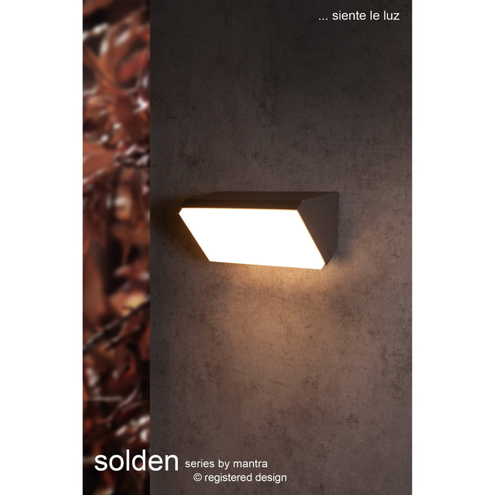 Mantra M7073 Solden Outdoor Vertical Wall Lamp 9W LED White