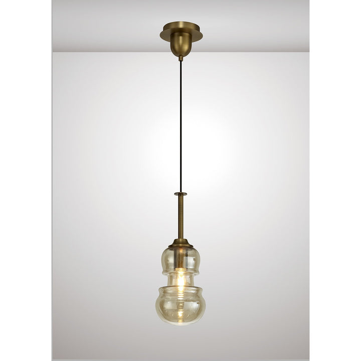 Mantra M6696 Sonata Pendant 15cm Round 1 Light Bronze