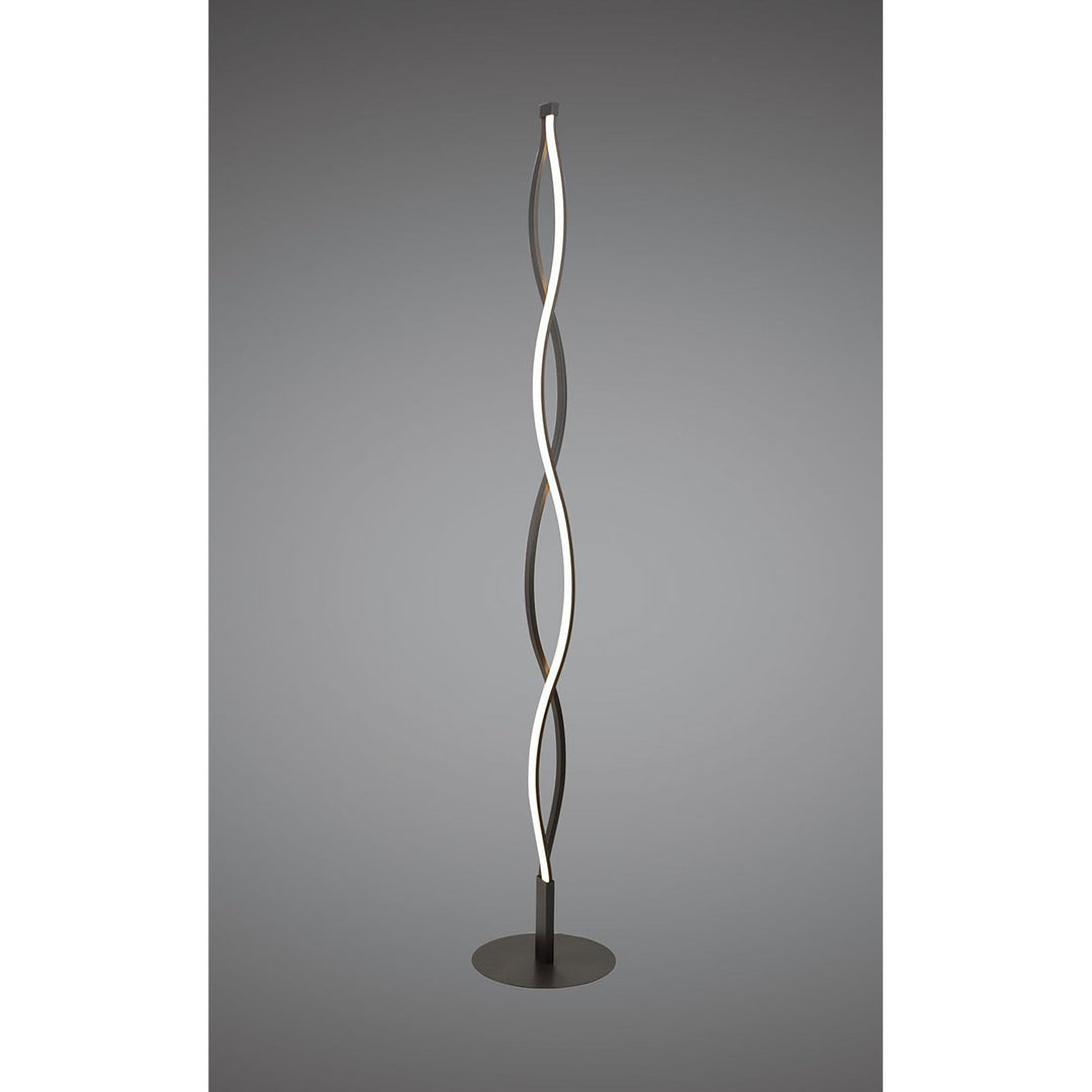 Mantra M5401 Sahara Brown Oxide Floor Lamp LED Dimmable Brown Oxide White Acrylic