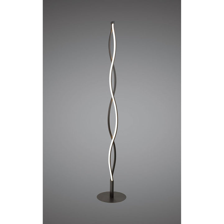 Mantra M5401 Sahara Brown Oxide Floor Lamp LED Dimmable Brown Oxide White Acrylic