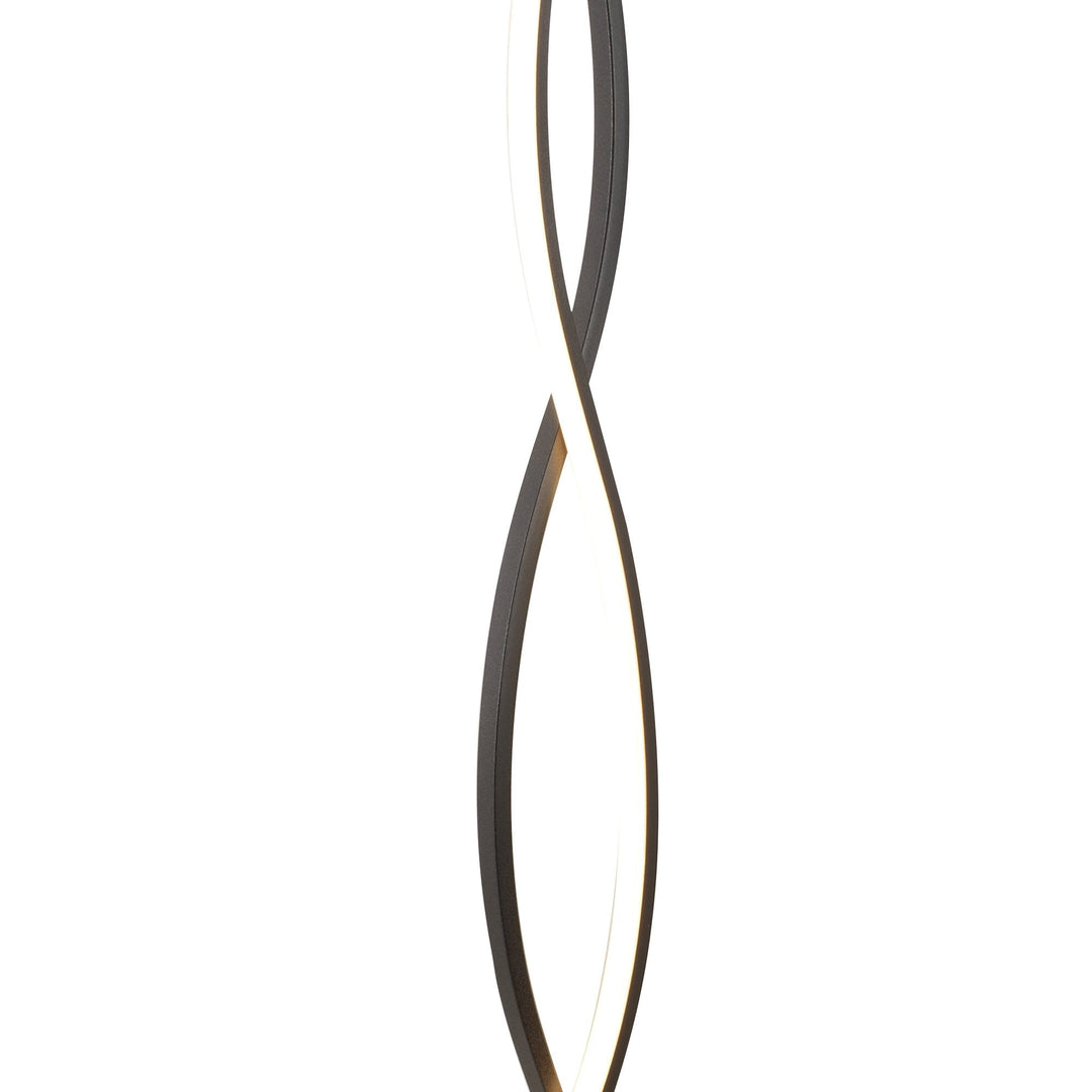 Mantra M5401 Sahara Brown Oxide Floor Lamp LED Dimmable Brown Oxide White Acrylic