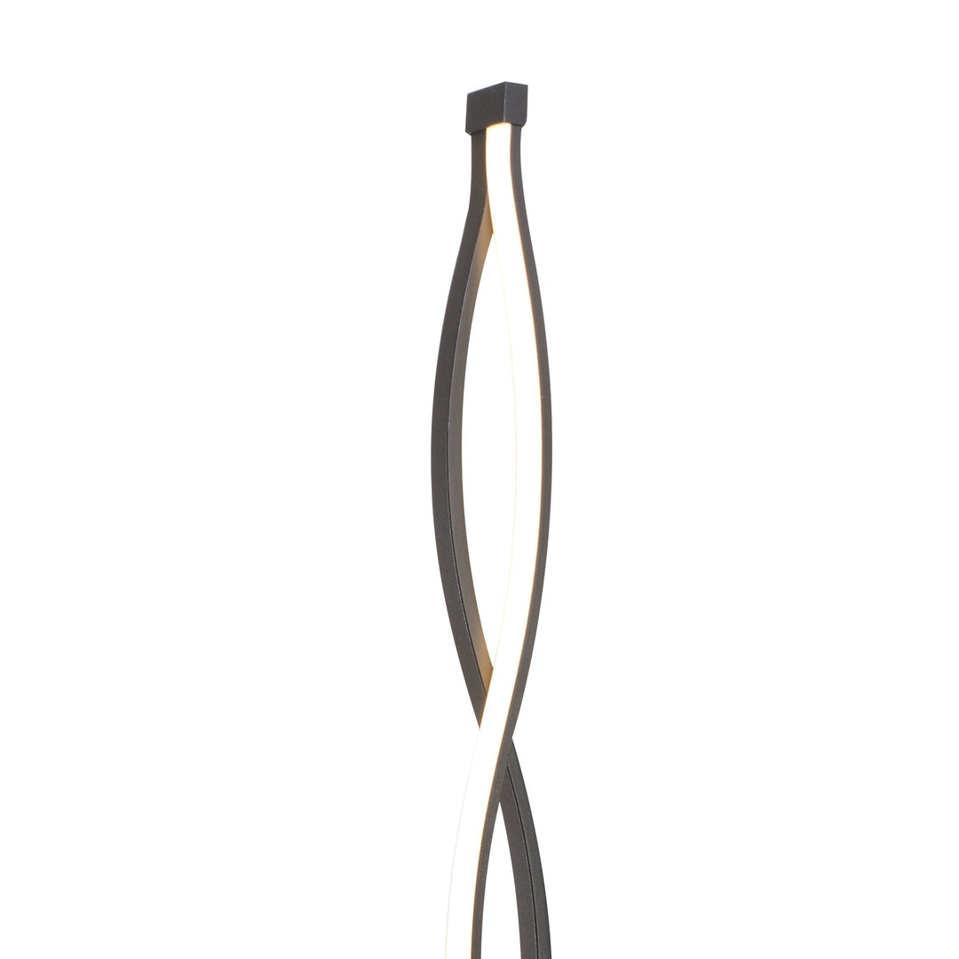 Mantra M5401 Sahara Brown Oxide Floor Lamp LED Dimmable Brown Oxide White Acrylic