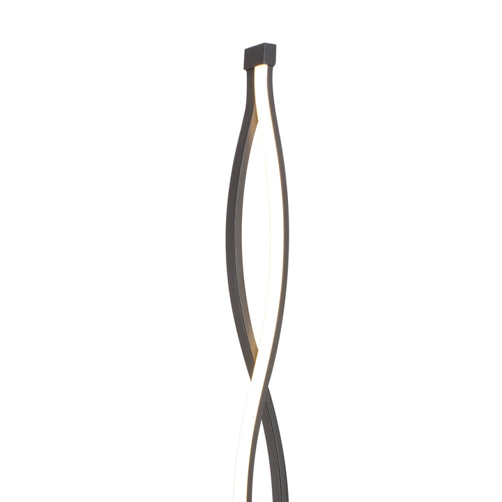 Mantra M5401 Sahara Brown Oxide Floor Lamp LED Dimmable Brown Oxide White Acrylic