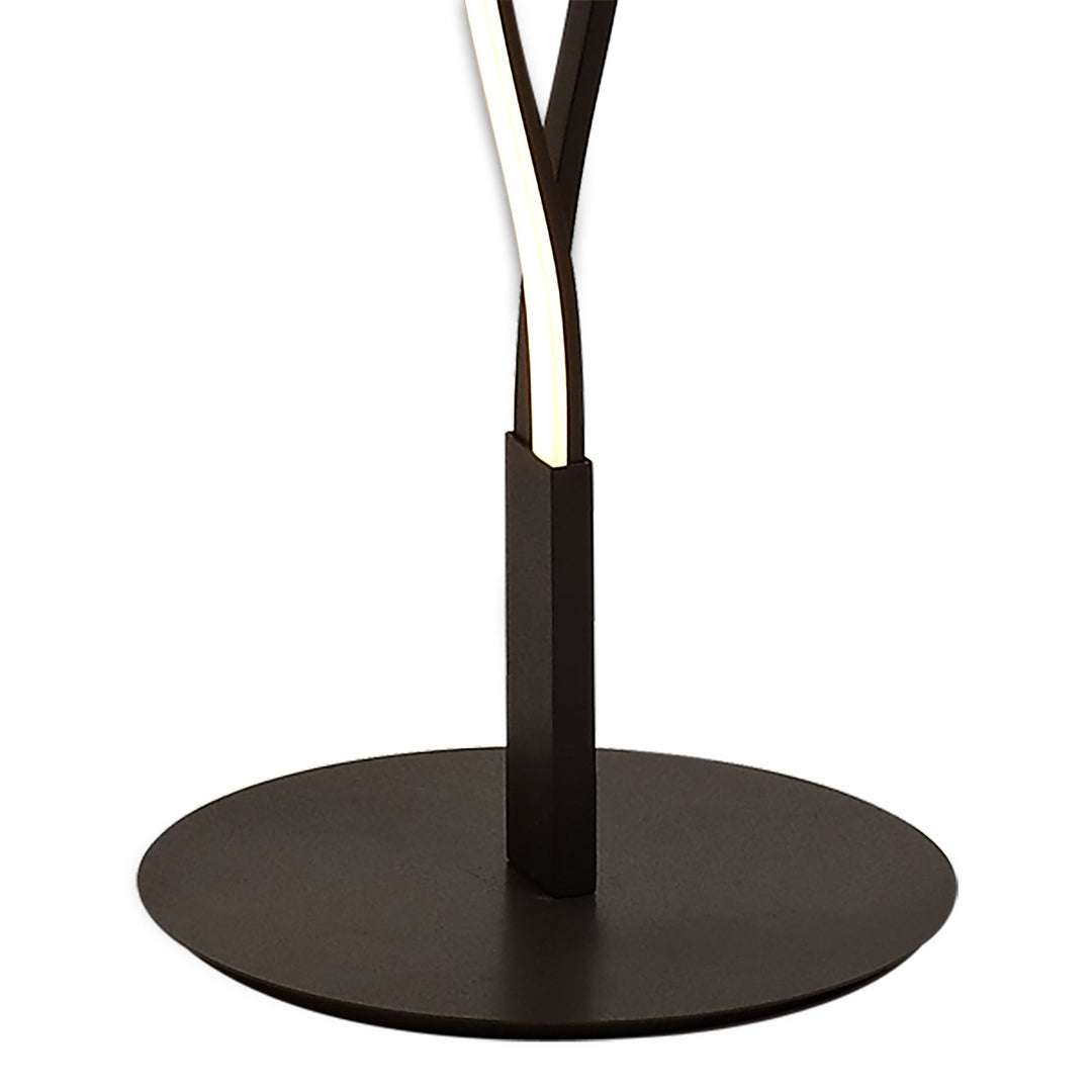 Mantra M5802 Sahara XL Floor Lamp LED Dimmable Frosted Acrylic Brown Oxide