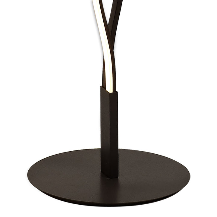 Mantra M5802 Sahara XL Floor Lamp LED Dimmable Frosted Acrylic Brown Oxide