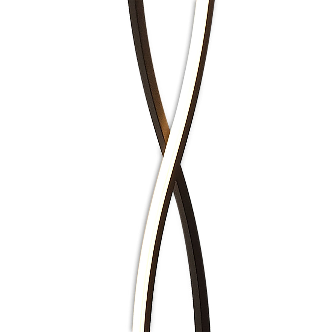 Mantra M5802 Sahara XL Floor Lamp LED Dimmable Frosted Acrylic Brown Oxide
