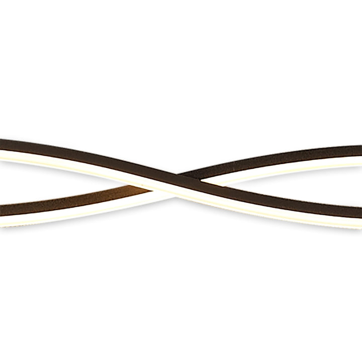 Mantra M5818 Sahara XL Pendant LED Dimmable Frosted Acrylic Brown Oxide