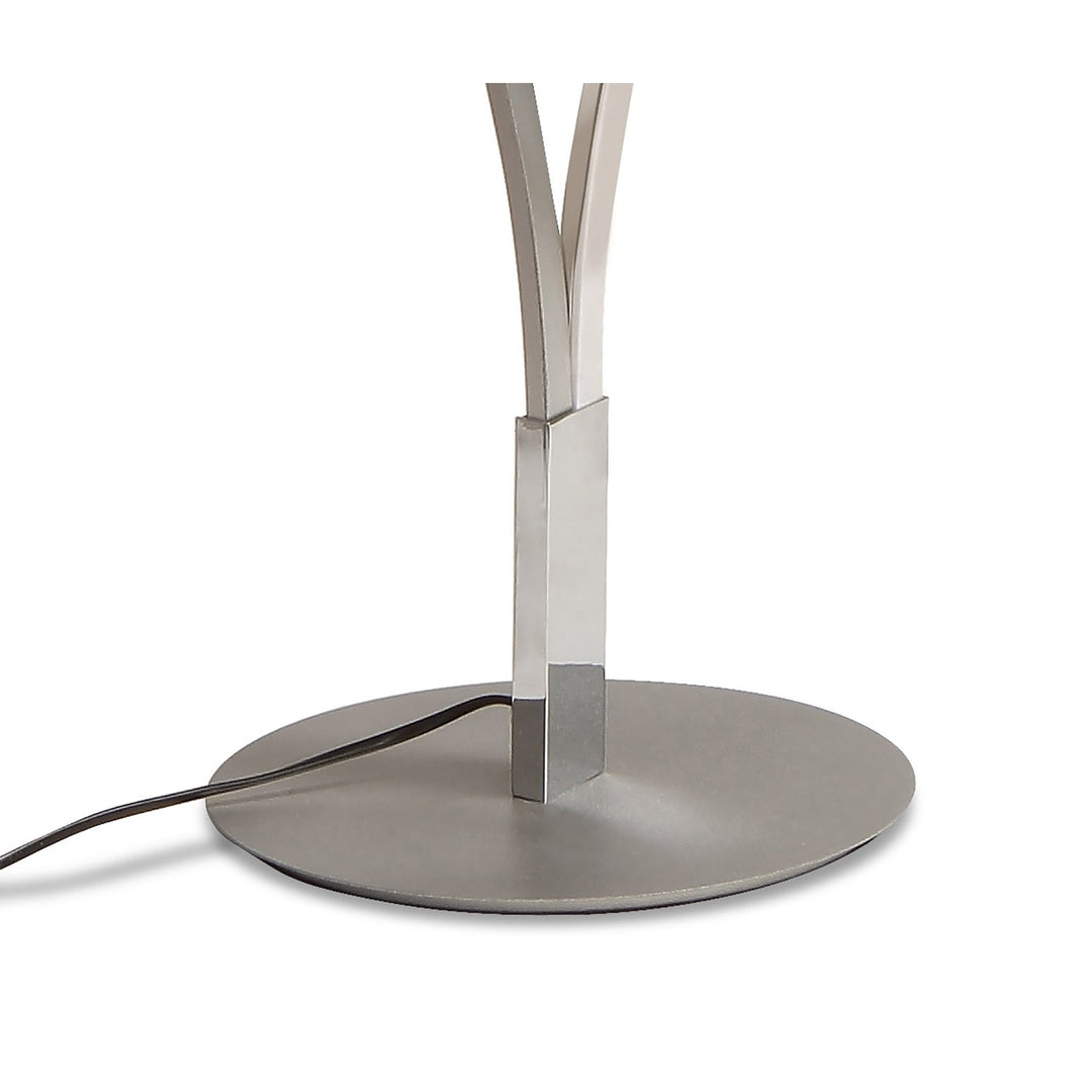 Mantra M4866 Sahara XL Floor Lamp LED Dimmable Silver Frosted Acrylic Polished Chrome