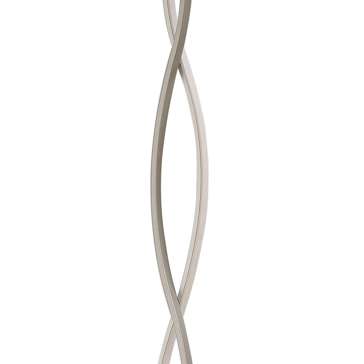 Mantra M4866 Sahara XL Floor Lamp LED Dimmable Silver Frosted Acrylic Polished Chrome