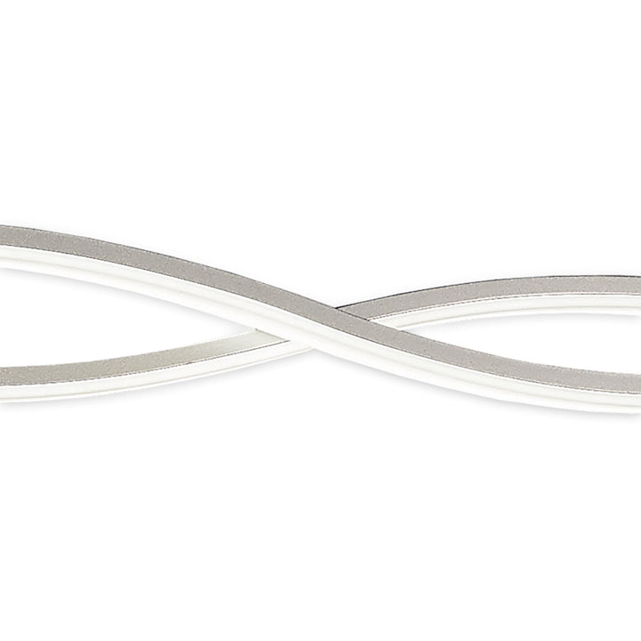 Mantra M5815 Sahara XL Pendant LED Dimmable Silver Frosted Acrylic Polished Chrome