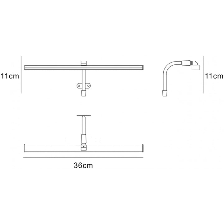 Mantra M5085 Sisley Wall Lamp LED Chrome Silver