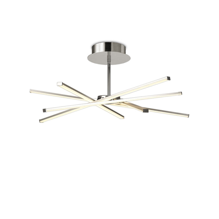 Mantra M5918 Star LED Ceiling Light 70.5cm Round Silver