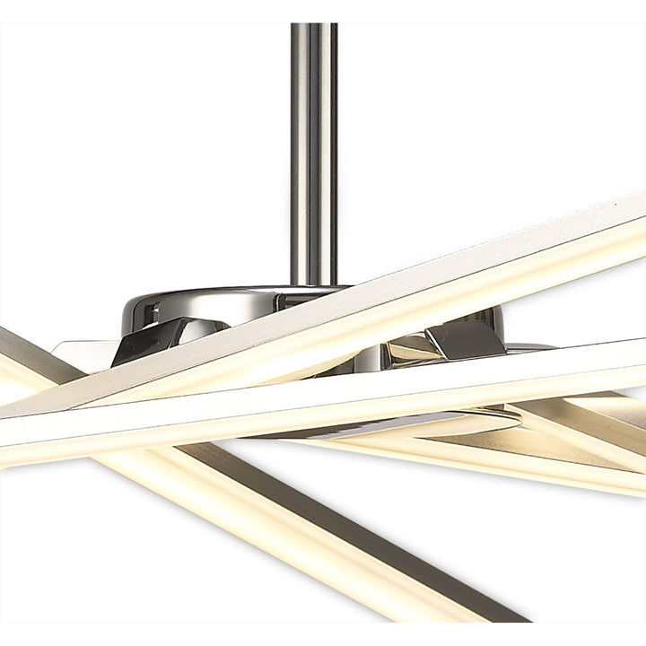 Mantra M5918 Star LED Ceiling Light 70.5cm Round Silver