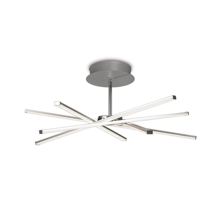 Mantra M5918 Star LED Ceiling Light 70.5cm Round Silver