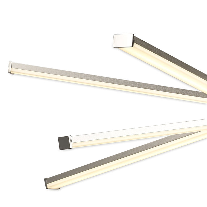 Mantra M5918 Star LED Ceiling Light 70.5cm Round Silver