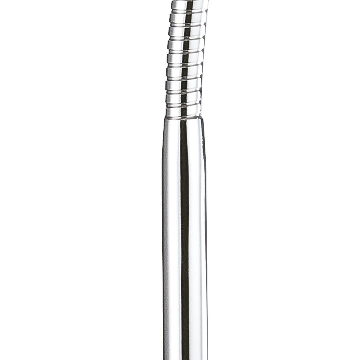 Mantra M8140/1 Tobias Table Lamp 1 Light 3W LED Matt White/Frosted Acrylic/Polished Chrome