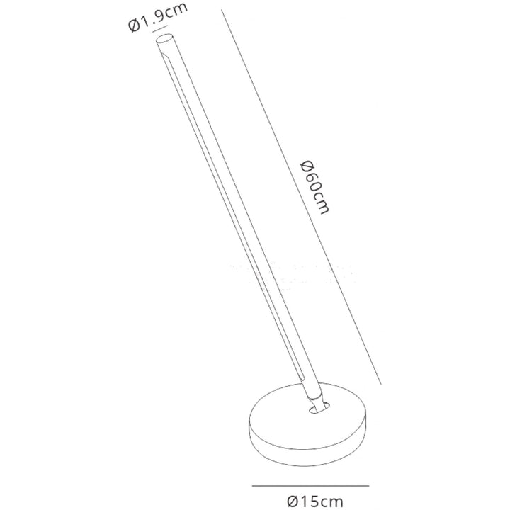 Mantra M6737 Torch Adjustable Table Lamp 11W LED Sand White
