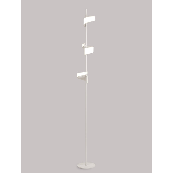 Mantra M6657 Tsunami 3 Light Floor Lamp 36W LED Sand White