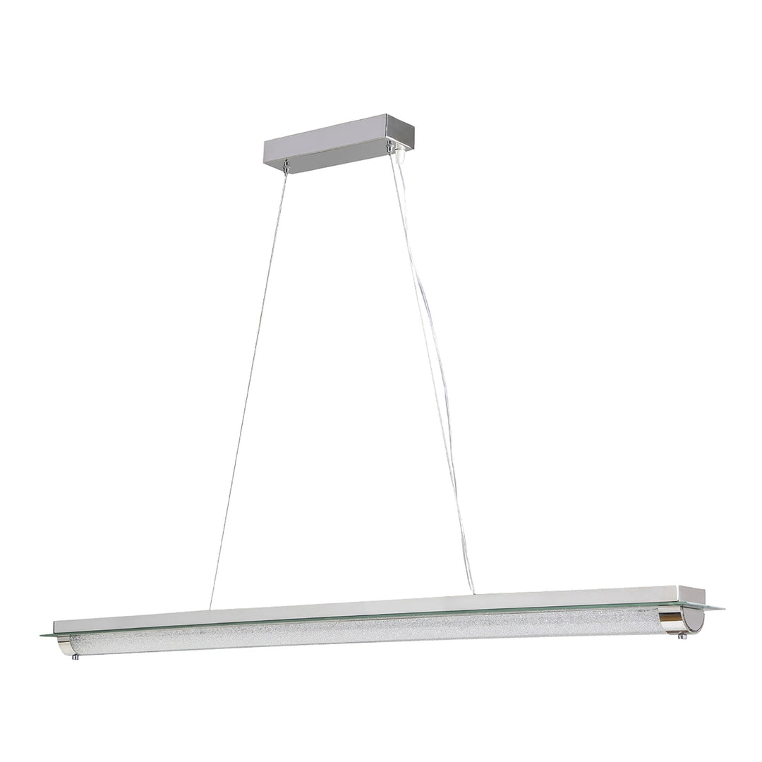 Mantra M5530 Tube Pendant 36W LED Polished Chrome/Mirror / Sand Diamond