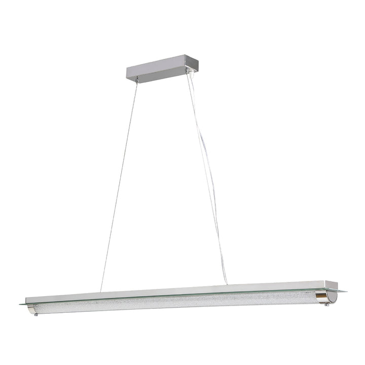 Mantra M5530 Tube Pendant 36W LED Polished Chrome/Mirror / Sand Diamond